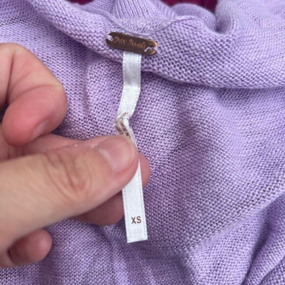 Free People We The Free Carly Flowy Tank Top Brilliant Cobalt Blue Size XS  $38 - Picture 8 of 8